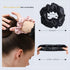 ZIMASILK 100% Mulberry Silk Hair Scrunchies, Standard, Small, Mini, Best for Women and Girls’ Hair, 19 Momme (3 Sizes,