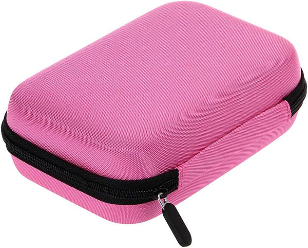 Hipiwe Hard Shell Essential Oil Carrying Case Holds 12 Bottles (Travel Size Organizer, Pink)