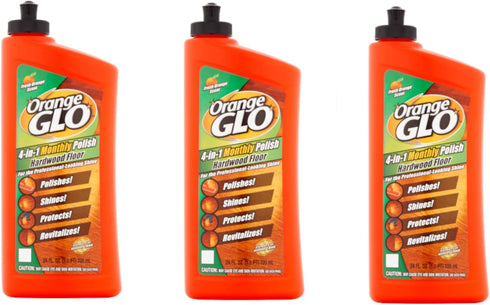 ORANGE GLO Hardwood Floor 4-in-1 Monthly Polish, 24 fl. oz. (3 Pack)