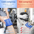 Gel Ice Packs for Injuries - Adjustable Wrap for Pain Relief, Non-Toxic Smooth Reusable, Flexible Therapy for
