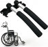 owfccla Universal Wheelchair Handle Extenders & Stroller Extension Handles -Adjustable 2-Pack Push Bar