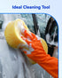 Large Car Wash Sponge Kit, 2.4in Thick Foam Scrubber, Easy Grip Sponges for Kitchen, Bathroom, Household Cleaning, 3pcs