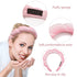 Ayesha Spa Headband for Women, Sponge Headband for Washing Face, Soft Hairband for Skincare Makeup (Pink)