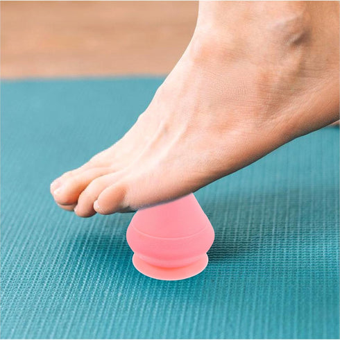 Portable Suction Cup Massage Cone Ball for Foot, Back, Waist, Neck, and Shoulder Muscle Relief, Versatile Triangle