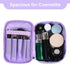 Meiyuuo Small Makeup Bag Cosmetic Organizer Waterproof Zipper Pouch for Women (Light Lavender Purple)