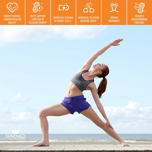 CoQ10 Powerful Antioxidant Capsules 400mg - Supports Wellness Functions and Promotes Energy