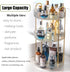 Rotating Makeup Organizer - 3 Tier Lazy Susan Trays for Skincare and Perfume, Transparent Bathroom Counter Organizer