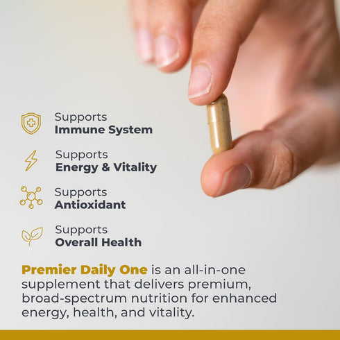 Premier Research Labs Daily One - Super Greens, Vegetable Supplements for Adults, 60 Vegetarian Capsules