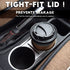 SPRINGPACK 100 Pack 12 oz 100% - Disposable Coffee Cups To Go with Lids Sleeves and Straws Biodegradable & Compostable