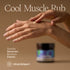 Ultra Life Sport Premium Cooling Muscle Rub Vegan Topical Balm with Peppermint & Bergamot Organic, Non-GMO, Water-Based