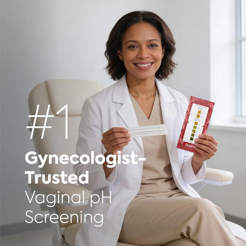 Packaged Pack 3 Diagnox Health At Home Vaginal pH Test Strips for Women, Early Detection of Feminine pH Imbalances