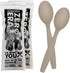 Zero Era Bio-Based Disposable Spoon, 20 Count | Tea Fiber Spoon, Plastic-Free Cutlery |
