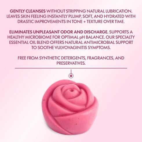 PANOUIE Inflammation E Skin | Pretty Kitty Intimate Care | Botanical Feminine Hygiene | Soothing Feminine Soap | Gentle