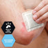 MED PRIDE Sterile Waterproof Silicone Foam Dressing with Adhesive Border, Absorbent Bandage (4x4 Inch, Pack of 10)