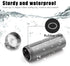 TISUR Portable Pill Cases, Waterproof Metal Titanium Pill Holder, Keychain Pill Box, Medicine Organizer for Travel,