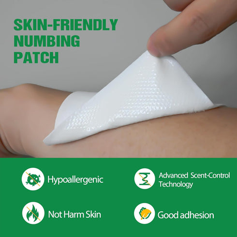 4% Lidocaine Patches Plus 1% Menthol - Maximum Strength Pain Relief Patches for Back, Neck, Knee, Shoulder