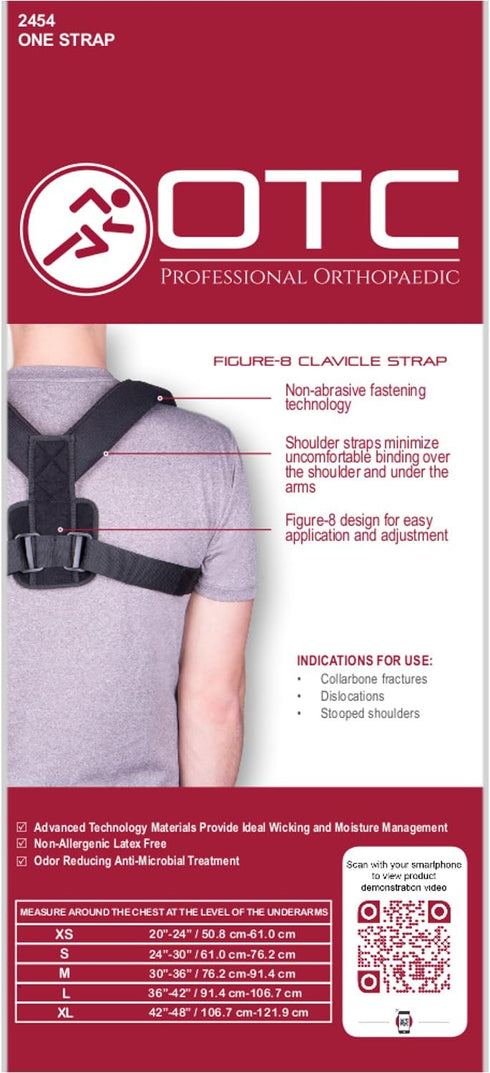 OTC Clavicle Strap, Figure-8 Style, Select Series, Medium Size.