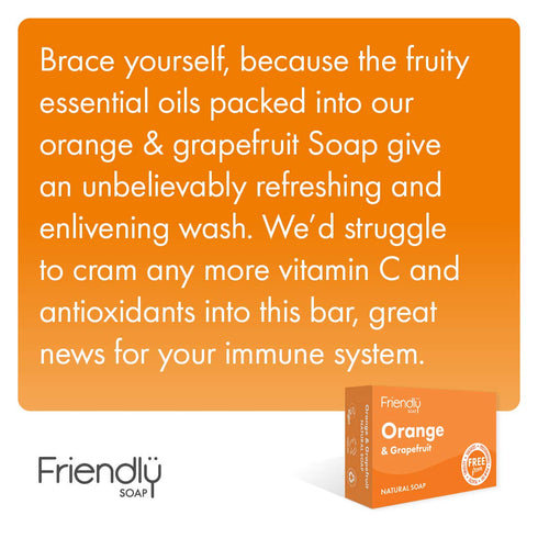 Orange Grapefruit Soap Bar, 95 GR