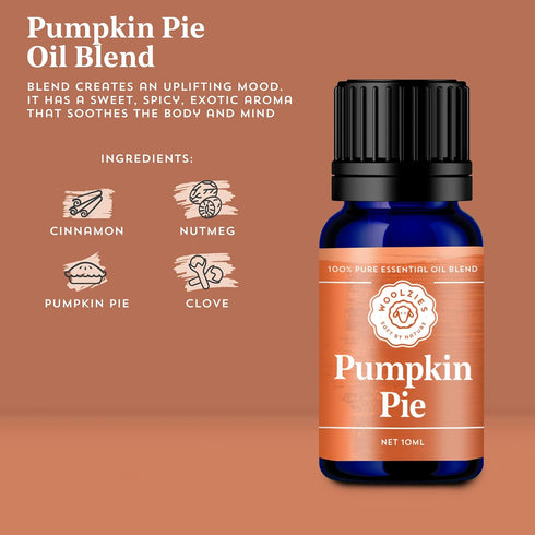 Woolzies Autumn Essential Oil Set of 3 - Harvest Party Includes Spiced Cider, Pumpkin Pie, Honey Apple
