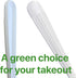 Plastic Utensils Spoon Individual Packaging - Silverware Bulk Pack Disposable Cutlery Party Supply Heavy Duty