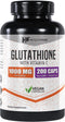 Glutathione 1000mg, 150 Capsules, GSH L-Glutathione Reduced for Antioxidant Support, Gluten-Free & Non-GMO