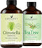Handcraft Blends Outdoor Purification Set: Tea Tree and Citronella Essential Oils (2