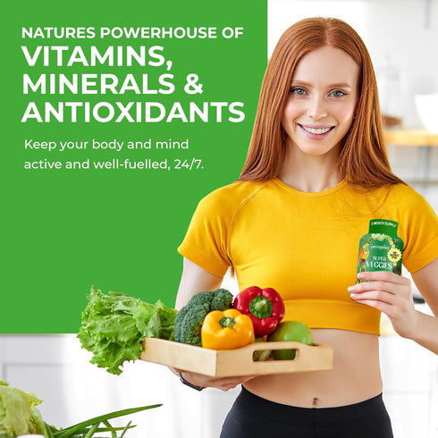 Life's essence Fruit and Veggie Supplement - 360 Capsules, 100% Whole Super Fruit and Vegetable