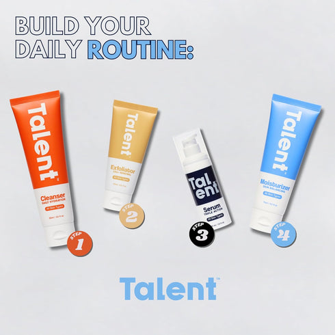 TALENT Men’s Skin Balancing Moisturizer, Fragrance-Free, Non-Greasy, Lightweight, 2.5 fl oz, 2% Niacinamide, Sensitive