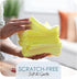 Hearth & Harbor Microfiber Cleaning Cloth, 12 Pack Washcloths, Yellow Reusable Microfiber Towels, Lint Free Cloths