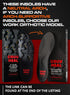 2 Packs Work Comfort Orthotic Insoles, Anti-Fatigue Shoe Inserts for Men and Women, Foot Pain Relief, Black