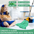 2 Pcs Commercial Mop Head Replacement, 18 Oz Tube Microfiber Mop Heads for Floor Cleaning