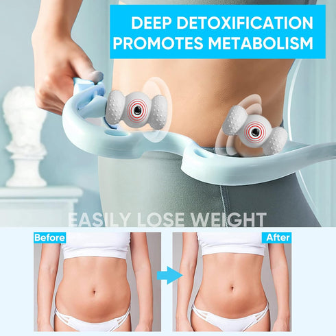 Voronajj 6 1216) Neck Massager, Trigger Point Roller, Massager for Pain Relief Deep Tissue, and Shoulder Tool