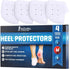 Ballotte Premium Silicone Heel Protectors - Gel Heel Pads/Silicone Socks for Women & Men, Pain Relief for Cracked Heel