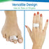 VIVEsole Hammer Toe Straightener (4 Pack) - Compression Cushion for Women, Men, Seniors, Reusable Soft Splint