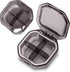 Obsanwa 2 Pack Small Pill Organizer, 4 Compartment Pill Box for Travel, 2-Inch