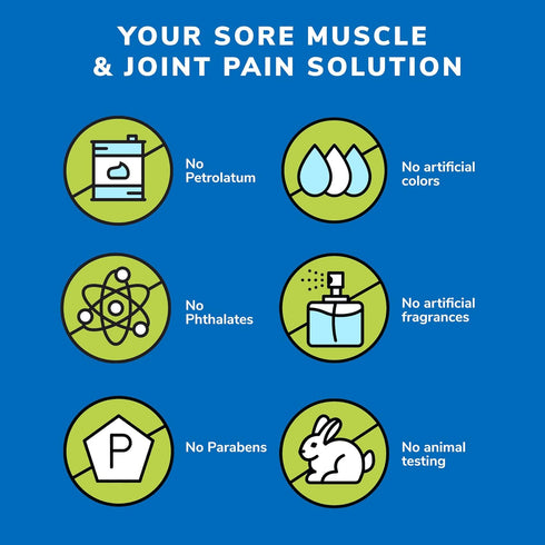 Earth's Care Pain Relieving Ointment, Triple Action Muscle and Joint Cream, 1 Count