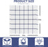 Nialnant Cotton Terry Kitchen Towels, 12 x 12 Inches, Set of 8, Super Soft and Absorbent Dish Cloths