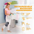 MOAJAZA Cordless Knee Massager - Heated Knee Brace Wrap for Relaxation, Heat and Vibration