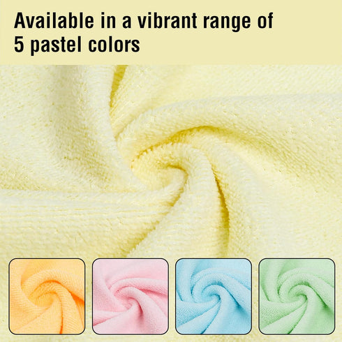 Microfiber Cleaning Cloths Roll, 75 Pack, 11.8" x 11.8", Lint Free, Quick Dry, Ultra Absorbent, Reusable Rags