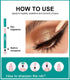 Erinde 4 Colors Eyeshadow Stick, Shimmer Creamy Eye Shadow Makeup, Long Lasting Waterproof Glitter Highlighter Pencil
