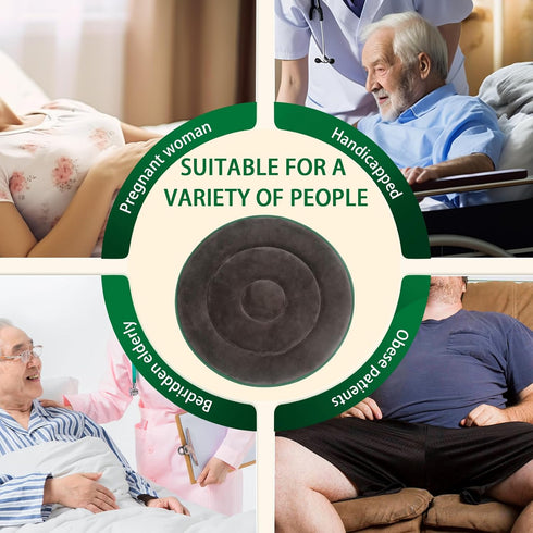360 Degree Swivel Seat Cushion for Car or Chair,Rotating Seat Cushion Pivot Disc Pad for Elderly,Swivel Car Seat Chair
