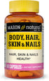 MASON NATURAL Body, Hair, Skin & Nails with Vitamins A, E, C and Biotin, 60 Capsules