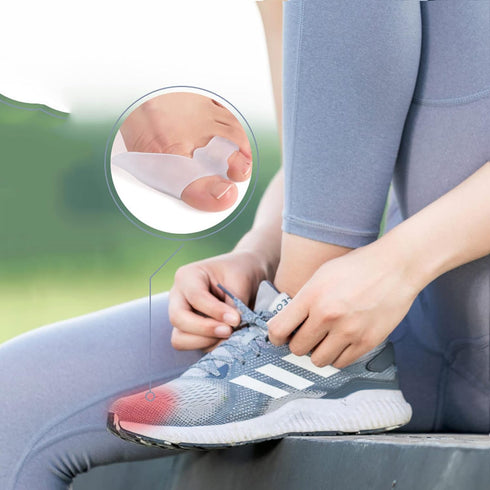 Gel Toe Separators Bunion Corrector, 2 Pack Toe Straighteners & Bunion Splint for Pain Relief and Realignment