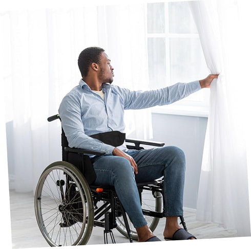 Holibanna Adjustable Protective Leg Strap for Elderly Patients Safety Band to Prevent Sliding and Falls Suitable