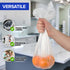 Stock Your Home Clear 2 Gallon Trash Bag, 200 Pack, Un-Scented Small Garbage Bags for Bathroom, Office