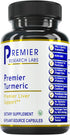 Premier Turmeric, 60 Capsules - Premier Quality Vegan Product for Premier Liver Support