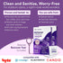 Retainer & Invisalign Aligner Cleaner Tablets, 60 Tablets, Grape-Scented, 2-Month Supply, Night Guard Cleaner
