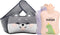 Opliy Hot Water Bag,Hot Water Bottle with Waist Cover Cartoon Warm Water Pouch