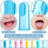 Zopeal 16 Sets Baby Finger Toothbrush, Soft Silicone Toothbrush for Toddler Oral Cleaning and Massaging