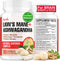 Zylvrax Ashwagandha & Lions Mane Supplements Capsules, Brain Supplements for Memory and Focus,